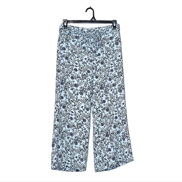 NWOT LOFT Outlet Tie-Belt Crop Pants - Picture 2 of 5